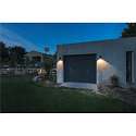 SLV outdoor wall luminaire ENOLA OCULUS WL SINGLE IP65, anthracite dimmable