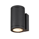 SLV outdoor wall luminaire ENOLA OCULUS WL UP/DOWN IP65, anthracite dimmable