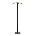 floor lamp ONE STRAIGHT FL up / down, brass, black dimmable