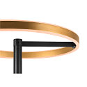 SLV floor lamp ONE STRAIGHT FL up / down, brass, black dimmable