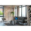 SLV floor lamp ONE STRAIGHT FL up / down, white dimmable