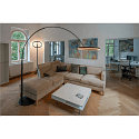SLV floor lamp ONE STRAIGHT FL up / down, black dimmable