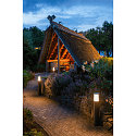 SLV bollard lamp M-POL 60 cylindrical, short, without socket IP65, anthracite dimmable