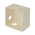 SLV wall recessed luminaire CONCRETO EL CUT square, indirect, switchable IP65, grey, black 