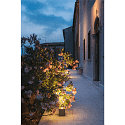 floor lamp CONCRETO FL cube shape, with plug GU10 IP65, grey dimmable