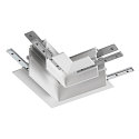 L-connector TRACK 48V mechanical, left, white