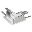 L-connector TRACK 48V mechanical, right, white