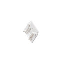 end cap TRACK 48V standard, for surface-mounted track, white