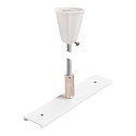 track reinforcement plate TRACK 48V with suspension kit, white