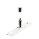 track reinforcement plate TRACK 48V with suspension kit, white