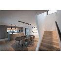 SLV track spot IN-LINE 22 TRACK 48V DALI controllable IP20, black dimmable