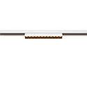 SLV track spot IN-LINE 22 TRACK 48V DARKLIGHT REFLECTOR DALI controllable IP20, white dimmable