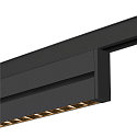 SLV track spot IN-LINE 24 TRACK 48V DARKLIGHT REFLECTOR Move DALI IP20, black dimmable
