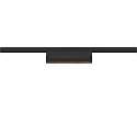 SLV track spot IN-LINE 24 TRACK 48V DARKLIGHT REFLECTOR Move DALI IP20, black dimmable