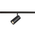track spot NUMINOS® S TRACK 48V DALI controllable IP20, chrome, black dimmable