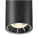 SLV track spot NUMINOS� XS 48V DALI 2 20� swivelling, for VDU workstation, DALI controllable IP20, black matt dimmable