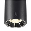 SLV track spot NUMINOS� XS 48V DALI 2 55� swivelling, for VDU workstation, DALI controllable IP20, black matt dimmable