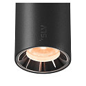 SLV pendant luminaire NUMINOS� XS TRACK 48V DALI controllable IP20, chrome, black dimmable