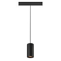 pendant luminaire NUMINOS� S TRACK 48V DALI controllable IP20, black dimmable