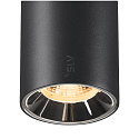 SLV pendant luminaire NUMINOS� S TRACK 48V DALI controllable IP20, chrome, black dimmable