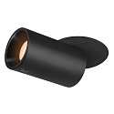 ceiling recessed luminaire NUMINOS� PROJECTOR M cylindrical, black