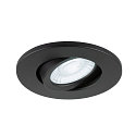 cover UNIVERSAL DOWNLIGHT MOVE round, swivelling, black