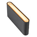 outdoor wall luminaire OVAL 18 WL IP65, black