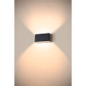 outdoor wall luminaire OVAL 18 WL IP65, black