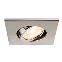 cover UNIVERSAL DOWNLIGHT IP20 square, swivelling, chrome