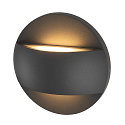 outdoor wall luminaire LID II UP/DOWN round, rigid, CCT Switch IP65, anthracite, mat dimmable