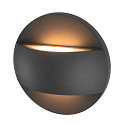 SLV outdoor wall luminaire LID II UP/DOWN round, rigid, CCT Switch IP65, anthracite, mat dimmable