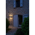 SLV outdoor wall luminaire LID II UP/DOWN round, rigid, CCT Switch IP65, anthracite, mat dimmable