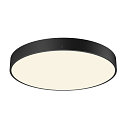SLV wall and ceiling luminaire MEDO� PRO 60 round, DALI controllable IP50, black dimmable