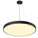 SLV ceiling luminaire MEDO� PRO 90 round, CCT Switch, UGR < 19 IP50, black dimmable