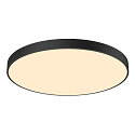 SLV ceiling luminaire MEDO� 90 round, CCT Switch IP50, black dimmable