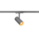 SLV 1-phase spot NOBLO� SPOT round, swivelling, rotatable IP20, grey dimmable