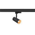SLV 3-phase spot NOBLO� SPOT round, swivelling, rotatable IP20, black dimmable