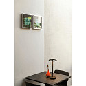 SLV battery table lamp VINOLINA ONE with touch dimmer, ring shape, with charging station IP54, black dimmable