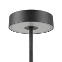 SLV battery table lamp VINOLINA 2-CCT 2-fold, cylindrical, CCT Switch, with touch dimmer, with charging station IP54, black dimmable