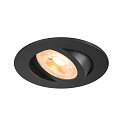 ceiling recessed luminaire NEW TRIA� 68 round GU10 IP20, black