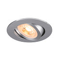 ceiling recessed luminaire NEW TRIA� 68 round GU10 IP20, aluminium