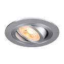 ceiling recessed luminaire NEW TRIA� 75 round GU10 IP20, aluminium