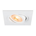 ceiling recessed luminaire NEW TRIA� 75 square GU10 IP20, white