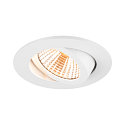 SLV ceiling recessed luminaire NEW TRIA� 68 round IP20, white dimmable