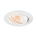 SLV ceiling recessed luminaire NEW TRIA� 68 round IP20, white dimmable
