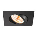 ceiling recessed luminaire NEW TRIA� 68 square IP20, white dimmable