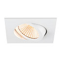 SLV ceiling recessed luminaire NEW TRIA� 68 square IP20, white dimmable