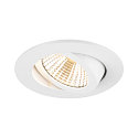 ceiling recessed luminaire NEW TRIA� UNIVERSAL 68 round IP20, white dimmable