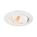 SLV ceiling recessed luminaire NEW TRIA� UNIVERSAL round IP20, white dimmable