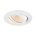 SLV ceiling recessed luminaire NEW TRIA� UNIVERSAL round IP20, white dimmable
